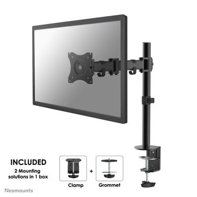 Neomounts NM-D135BLACK Monitorarm Zwart