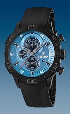 Horlogeband Festina F16567 Kunststof/Plastic Zwart 22mm