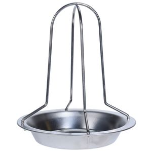 RVS kiprooster/kiphouder/kippenrooster voor de barbecue/BBQ/oven 20 cm