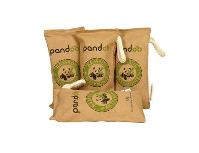 Pandoo Luchtverfrisser - bamboe & houtskool - 4 x 75g