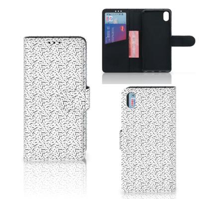Xiaomi Redmi 7A | Telefoon Hoesje | Stripes Dots | Portemonnee hoesje