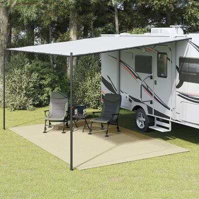 VidaXL Tenttapijt 5x3 m crèmekleurig