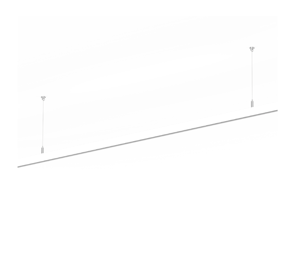 Wever & Ducre - Strex Track Profile Susp Indirect Light 3000K 2001..3000mm