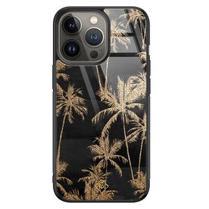 iPhone 13 Pro glazen hardcase - Palmbomen