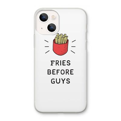 Fries before guys: iPhone 13 mini Transparant Hoesje
