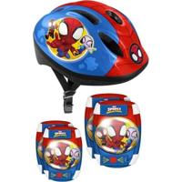 STAMP - Helm + Elleboog/Kniebeschermers - Spidey