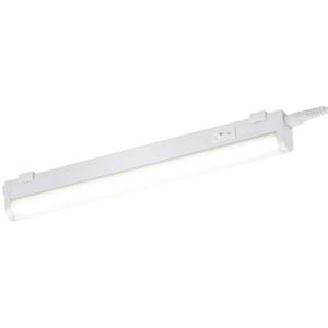 LED Keukenkast Verlichting - Trion Noram - 4W - Warm Wit 3000K - Rechthoek - Mat Wit - Kunststof