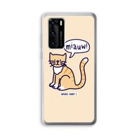 Miauw: Huawei P40 Transparant Hoesje