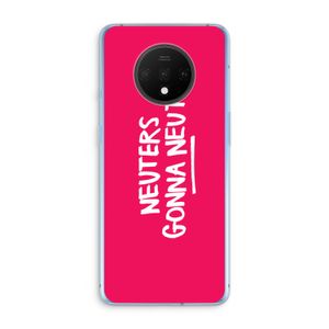 Neuters (roze): OnePlus 7T Transparant Hoesje