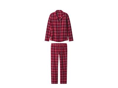 esmara Flanellen dames pyjama (Rood, M (40/42))
