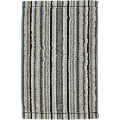 Cawö Cawö Lifestyle Streifen Gastendoekje 7048 Kiezelsteen-37 30x50