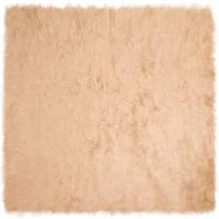 Nep Schapenvacht Tapijt Tafalla Beige 200 x 200 cm Polyester