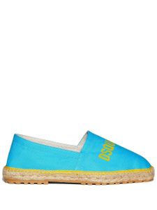 DSQUARED2 espadrilles à logo imprimé - Bleu