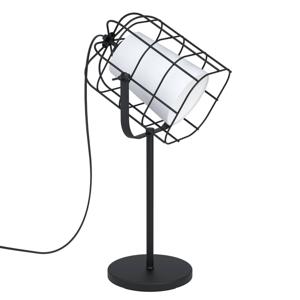 EGLO Bittams Tafellamp - E27 - 57 cm - Zwart/Wit