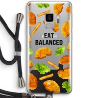 Eat Balanced: Samsung Galaxy S9 Transparant Hoesje met koord