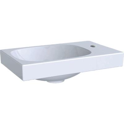 Geberit Acanto fontein 40cm kraangat rechts zonder overloop wit 500.635.01.2