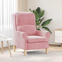 Fauteuil Roze 76 x 94 x 102 cm Fluweel