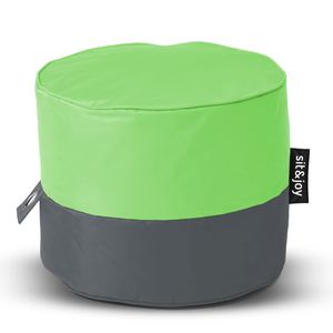 Poef 'Rondo' Lime - Groen - Weerbestendig - Sit&Joy