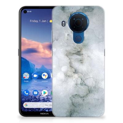 Smartphone hoesje Nokia 5.4 Painting Grey Smartphone hoesje Nokia 5.4 Painting Grey