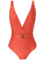 Lygia & Nanny maillot de bain Evita Liso à col v - Orange