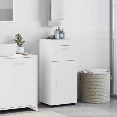 Badkamer Kast met opslag Wit 37 x 31.5 x 82 cm Bewerkt hout
