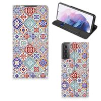 Samsung Galaxy S21 Plus | Standcase | Tiles Color