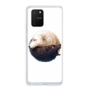 Yin Yang Wolves: Samsung Galaxy S10 Lite Transparant Hoesje