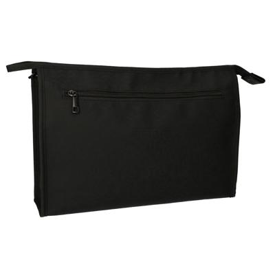 Traveller Toilettas rits horizontaal zwart 35x24 cm