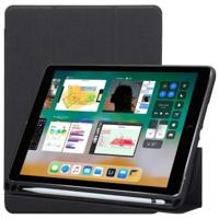 Doek textuur patroon horizontale Flip leren Case voor iPad Pro 10.5 inch met drie-vouwen houder & Pen slots" (zwart)"