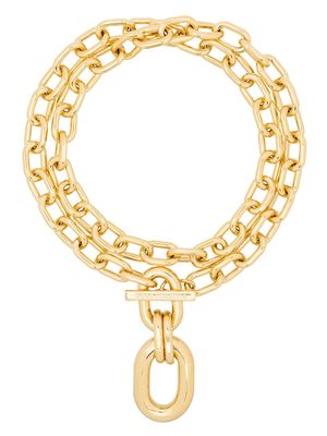 Rabanne collier multi-tours à design de chaîne - Or