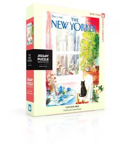 New York Puzzle Company Cat's Eye View - 1000 stukjes