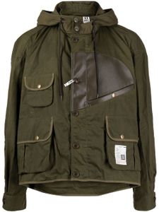 Maison MIHARA YASUHIRO veste à design multi-poches - Vert