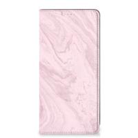 Samsung Galaxy A71 Standcase Marble Pink - Origineel Cadeau Vriendin