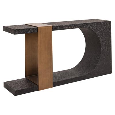 Richmond Sidetable 'Bazel' 150cm, kleur Zwart/Goud