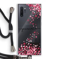 Hartjes en kusjes: Samsung Galaxy Note 10 Plus Transparant Hoesje met koord