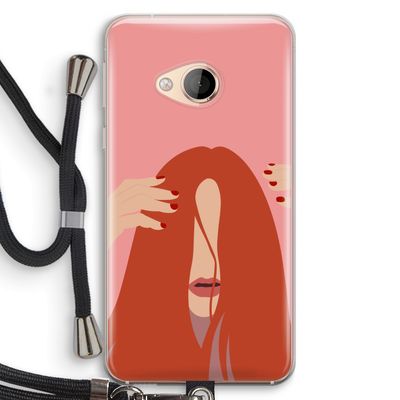 Woke up like this: HTC U Play Transparant Hoesje met koord