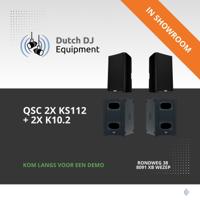 QSC geluidsset 2x KS112 + K10.2