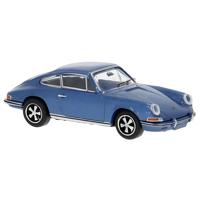 Brekina Modelauto - Porsche 911 - blauw - 4,5 x 2 cm - speelgoedauto