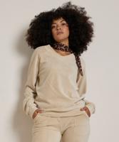 rib velvet top v-hals rib velvet top v-hals