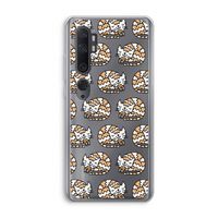 Slapende poes: Xiaomi Mi Note 10 Pro Transparant Hoesje Slapende poes: Xiaomi Mi Note 10 Pro Transparant Hoesje