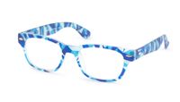 Leesbril INY Woody Crazy G20600 blauw/transparant