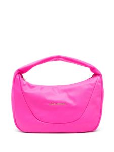 Chiara Ferragni sac cabas Caia à plaque logo - Rose