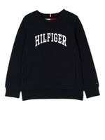 Tommy Hilfiger Junior sweat à logo imprimé - Bleu