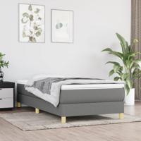 Bedframe zonder matras 90x190 cm stof donkergrijs