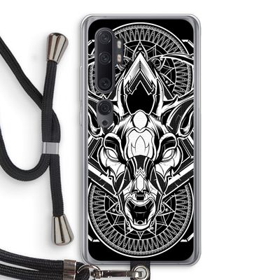 Oh Deer: Xiaomi Mi Note 10 Transparant Hoesje met koord