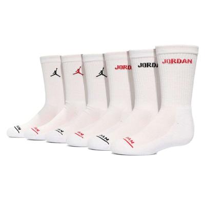 Sportsokken Jordan JHB JORDAN LEGEND CREW 6PK BJ0343 001 Wit Kinderen 6 Stuks Schoenmaat 27-35