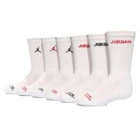 Sportsokken Jordan JHB JORDAN LEGEND CREW 6PK BJ0343 001 Wit Kinderen 6 Stuks Schoenmaat 37,5-40