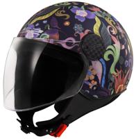 LS2 jethelm "of558 sphere lux ii bloom" helmet of558 sphere lux ii bloom bl/rs gr m