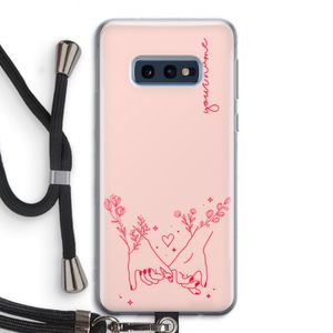Best Friends: Samsung Galaxy S10e Transparant Hoesje met koord
