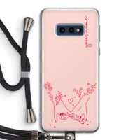 Best Friends: Samsung Galaxy S10e Transparant Hoesje met koord